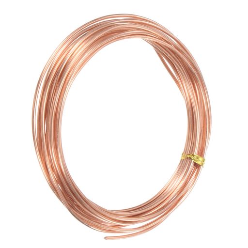 MMETERXITY99.9%ソフト銅線13ゲージ16FT純銅線DIYクラフト/宝石作り/ガーデニング/ビーズクラフトワイ..