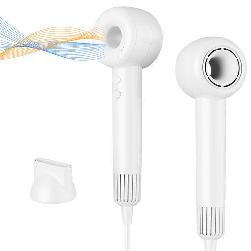 ドライヤー【高速大風量&5億高濃度マイナスイオン】速乾小型静音ヘアドライヤー爆風ドライヤーhairdryer軽量コンパクト高速モーター持ち運び便利過熱防止機能静電気除去省エネ温冷風交…