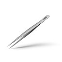AioBosピンセット精密熱処理済みサンドブラストパッシベーションステンレス鋼極細ピンセット0.1mmプロ仕様防さびステンレス超精巧プラモデル業務用縫製検品収納ボックス付き