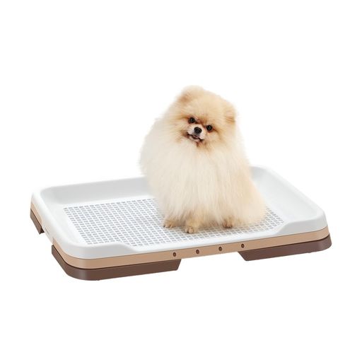 リッチェル(Richell) お掃除簡単ステップトレー レギュラー ダークブラウン 47.9x35.2x4.9cm ポリプロピレン 059940