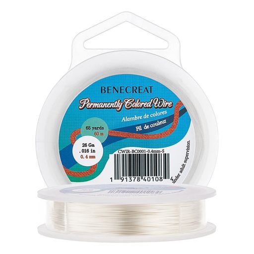 BENECREAT60m/巻線径0.4mmアクセサリーワイヤーアートワイヤー光沢変色防止カッパーワイヤークラフト銅..