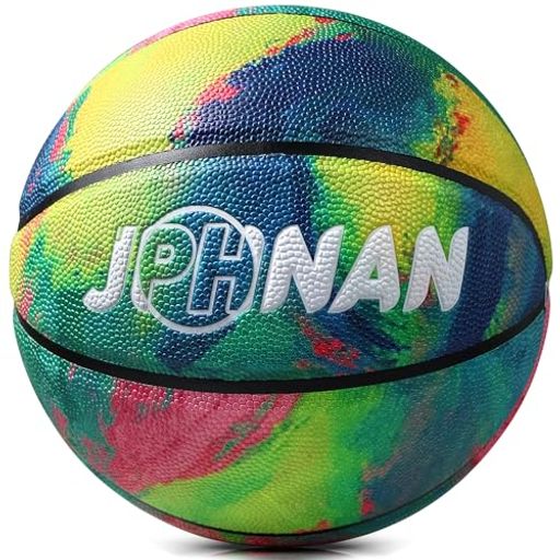 JPHNANバスケットボール5号合成皮革バスケ5号球屋外外用室内子供用中学スポーツ吸湿高弾力性カラフルPUレザーをランダムにカットカラーバスケットボール JPHNANバスケットボール5号合成皮革バスケ5号球屋外外用室内子供用中学スポーツ吸湿高弾力性カラフルPUレザーをランダムにカットカラーバスケットボール