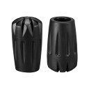 MMETERXITY2個セットトレッキングポール先端キャップ-登山スキーケイン先キャップ交換スティック保護アクセサリーハイキングウォーキングキャンプ用(10.5mm黒)