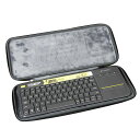 LOGICOOL ロジクール ワイヤレス タッチキーボード K400PBK専用収納ケース-HERMITSHELL