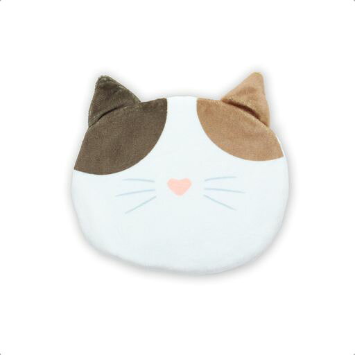 可愛い猫の顔に手も心も温めるカイロ。繰り返し使えるカイロとカバーのセットです。 繰り返し使える。エコカイロ 鍋などで5~8分ほど煮て常温になったら再度使えるエコなカイロです 金属ボタンをパチっと押し曲げるだけ。すぐにあたたかくなります。 市販の使い捨てカイロ(レギュラーサイズ)のカバーとしても使えます。 【サイズ】カイロ本体サイズ:W110xD15xH90mm