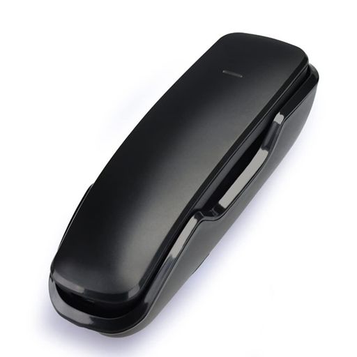 Gtwoilt電話機親機のみシンプルフォンホーム電話機ホテルの電話機壁掛け対応ミュート/一時停止/リダイヤル機能付き(黒い)