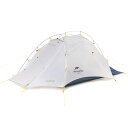 NATUREHIKE 2人用キャンプ用テント シリカゲル塗装ナイロン生地採用軽量化テント 防風防雨対応 前開式ドア設計 耐久性 コンパクト グランドシート付 UVカット(2人用 15Dシリカゲル塗装ナイロン生地 ブルー)(4)
