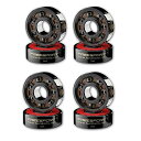 FreeSport高速608RSハイブリッドセラミックベアリング(パック8個)7個の黒セラミックビーズクワッドローラースケート、スクーター、インラインスケート、スケートボード、ドリフトスケート…