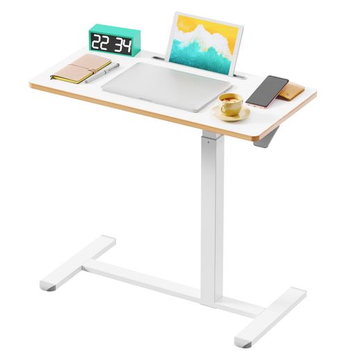 GIBBONMOUNTS昇降式デスク幅80cmx奥行き40cmサイドテーブル2ステップで組立完了スタンディングデスクPa..