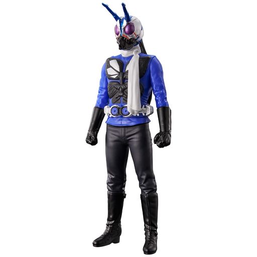 インドア シン・仮面ライダー』に登場する「仮面ライダー第0号」が ソフビフィギュア『ムービーモンスターシリーズ』に登場! 全高:約170mm (c)石森プロ・東映/2023「シン・仮面ライダー」製作委員会 対象年齢:3才~