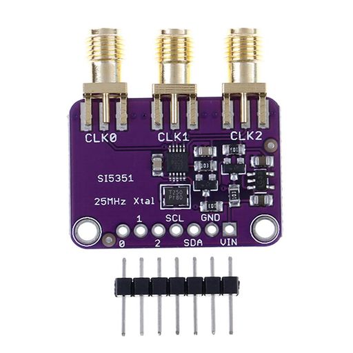 HailegeSi5351AI2C25MHZI2C高周波信号発生器ブレイクアウトボード方形波周波数発生器信号発生器8KHz〜160MHzArduino用3〜5VDC