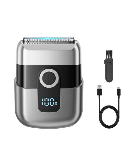 シェーバー メンズ 電動シェーバー 小型 ひげそり 髭剃り 往復式 IPX7防水仕様 乾湿両用 3枚刃 深ぞり LEDディスプレイー Type-C充電式 持ち運び便利 長持ちバッテリー 軽量 低騒音 最大90分…