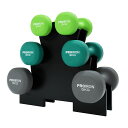 PROIRONダンベルセット2KG3KG5KG「2個セット」ダンベルラック付エクササイズネオプレンゴムコーティング筋力トレーニング筋トレシェイプアップ鉄アレイ鉄アレー