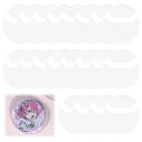缶バッジカバー缶バッジ収納円形直径63mm20個/40个高い透明性バッジプロテクター厚いほこりからの保護(57mm用-20枚セット)