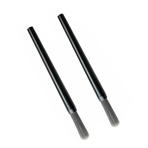 DEVENTORZコーヒーミルブラシコーヒー清掃ブラシ2本入りブラシ人工毛細密編み毛軟硬度適中粉砕機用清掃..