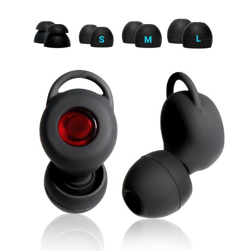 Anloma耳栓睡眠ノイズキャンセリング快眠遮音騒音対策ノイズ低減36dB聴覚プロテクション勉強いびき遮断..