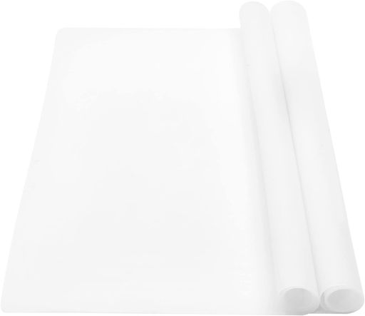 QinManYuanシリコンマットシンクマット40x60cm抗菌耐熱調理台保護マット滑り止めキッチンマット保護マット流し台マット(ホワイト2)