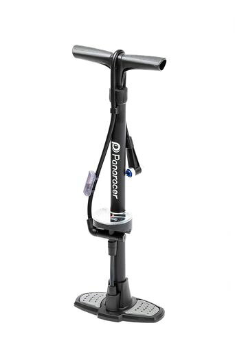 パナレーサー(Panaracer) 自転車 空気入れ【全バルブ対応】ゲージ付き 樹脂製 ワンタッチフロアポンプ BFP-PGEZ1-B