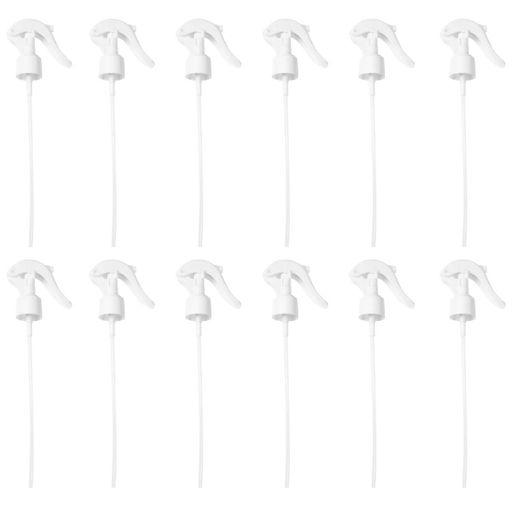 Cabilock12個トリガーノズルプラスチック製噴射器交換用ボトル用替えノズルガーデニング清掃車のメンテ..