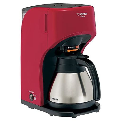 「断熱スイングバスケット」でコーヒーのコクと香りを引き出す「高温抽出」 シーンや人数に合わせてステンレスサーバー、ステンレスマグ、コーヒーカップへの抽出が選べる。 煮詰まりを防ぎ、美味しさ長持ち「まほうびん構造のステンレスサーバー」 お好みに応じてコーヒーの濃さが選べる「3段階濃度調節」