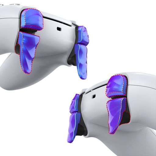 PlayVitalDUNEps5コントローラーに対応用トリガーストップショルダーボタンエクステンションキット、ps5Portalコントローラーに対応用ストッパーバンパートリガーエクステンダーゲーム改善…