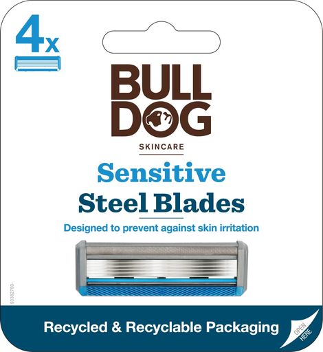 ブルドッグ BULLDOG センシティブ 替刃(4コ入) 髭剃り カミソリ