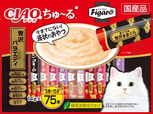 猫用おやつ 本体サイズ (幅X奥行X高さ) :396x340x296cm 本体重量:1129g 原産国:日本 緑茶消臭成分配合 ビタミンE配合