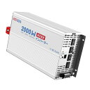 Redodo2000Wインバーター純正弦波12VDCから100VAC変換高効率90%ピーク4000WLCDモニター搭載LiFePO4バッテリー対応過電圧・過負荷保護機能RVキャンプ災害グッズ太陽光発電