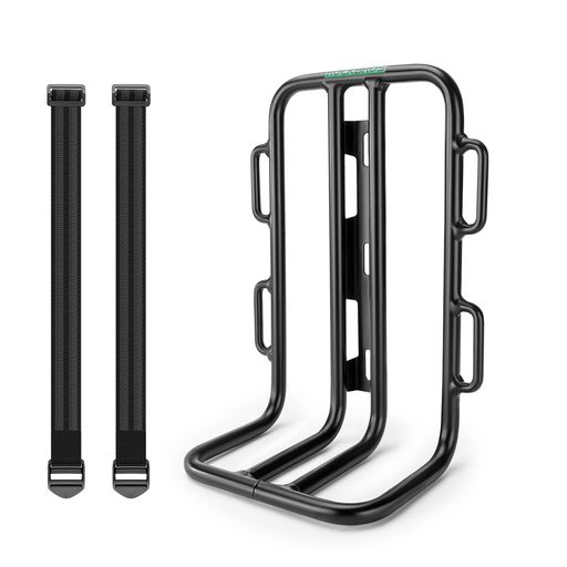 ROCKBROSフロントキャリア自転車荷台キャリアフロントラックアルミ製軽量取付簡単結束バンド付き自転車..