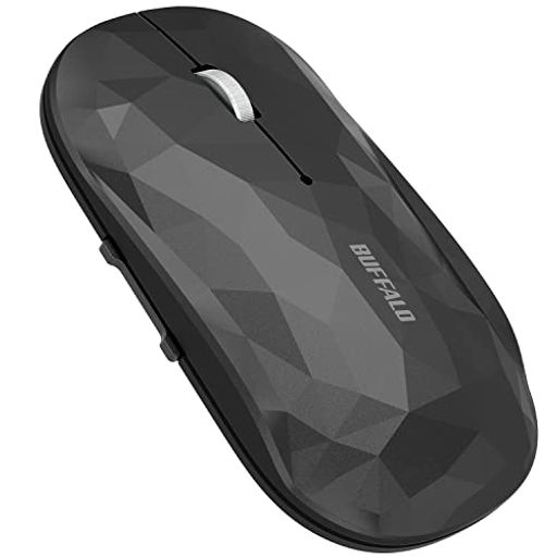 バッファロー ワイヤレス モバイルマウス Bluetooth FLEXUS 薄型軽量 5ボタン  無線 静音 BlueLED MIL規格準拠 dpi切替(600/1200) プレゼンテーションモード搭載 節電モデル