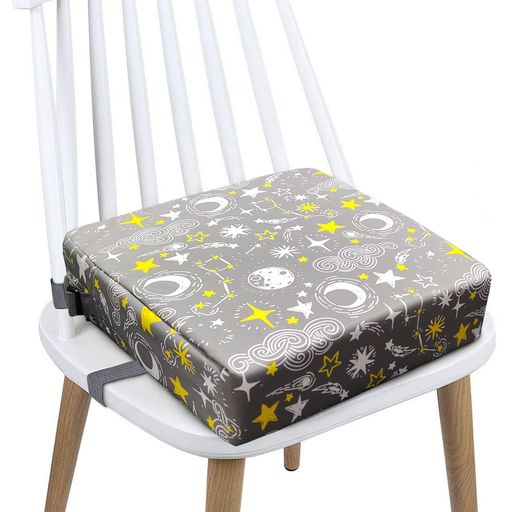 Taeku食事クッションこども取り外し可能座布団椅子用ダイニングチェアクッションキッズ用ウォッシャブル厚いチェアシートパッドマット(惑星グレー)