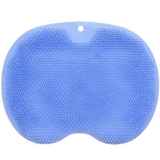【サイズ】本体:約29.7x23x3cm/ブラシの長さ:約3cm【重量】217g【材質】エラストマー(TPE)【生産国】中国 足裏を前後に動かすだけで簡単に洗えるフットブラシ。指の間まで届くブラシ構造で毎日の足ケアに便利。 裏面の吸盤で浴室床に固定しやすく、立ったままでも座ったままでも使える安定した仕様。 抗菌仕様で衛生的に使える設計。フック穴付きで乾かしやすく、収納にも便利。 大きめサイズで足裏全体をしっかり洗浄。角質ケアや足のにおい対策にも役立つバスアイテム。