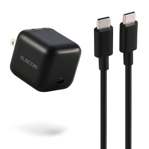 USB Type-C(TM)ポートを搭載したAC充電器です。 対応するスマートフォンやタブレット、ノートパソコンを最大65W出力のUSB Power Deliveryで充電できます。 ※USB Power Delivery 65W充電に対応した機種に限ります。 USB Power DeliveryおよびPPS規格に対応。機器に応じて電圧、電流が変化するためスマートフォンやタブレットはもちろん、ノートパソコンまで幅広く高速充電できます。 ※USB Power Deliveryとは、アダプターと接続機器間で情報をやり取りすることで、その機器間における適した電力を選択し、高速充電を実現するUSB規格です。PPS(Programmable Power Supply)とは、0.02V単位で電圧を調整し、適した電力で効率的に供給することができるUSB Power Deliveryのオプション規格です。