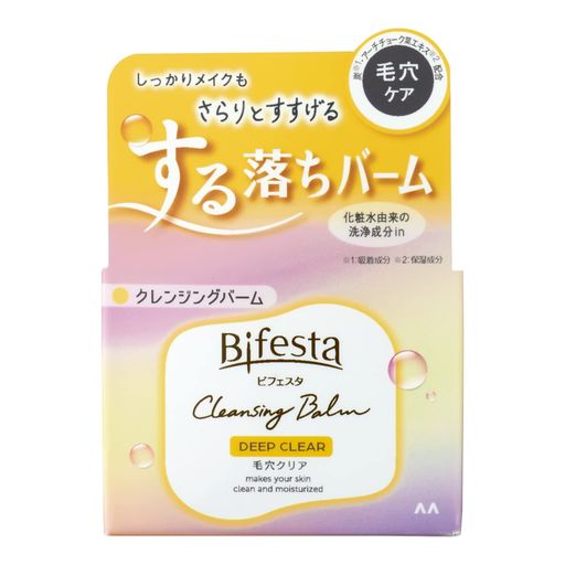 メイクなじみするん!すすぎするん!後肌するん!毎日心地よく使える する落ちクレンジングバーム 便利なスパチュラ付 毛穴ケアタイプ 内容量:90g 原産国:日本