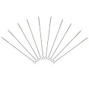 ストローブラシ175mmステンレス製極細ナイロンチューブブラシ哺乳瓶ブラシ細口瓶飲用ストロー&ホース専用試験管洗浄ブラシ隙間ブラシ再利用可能10本セット