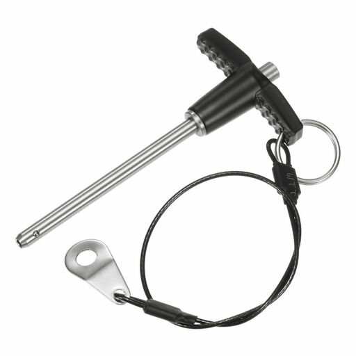 MMETERXITYTハンドルロックピン3/16インチ[5mm]径2-3/8インチ[60mm]使用長プッシュボタンリリースロッ..