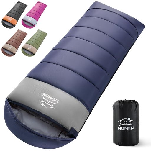 【ゆったりサイズ感・オールシーズン対応】使用時:約220x75cm;収納時:約44x28cm;重量:約1.0kg最低使用温度:5°C快適使用温度:10°C-25°C(自身の暑さと寒さの感覚によって使用)。身長150~190cm程度の男女を問わず利用可能です。ニーズや季節に応じて適切なキャンプ用寝袋をお選びいただけます。春夏用の寝袋としては1kg、春秋用の寝袋としては1.4kg、冬用の寝袋としては1.8kgを選ぶのがおすすめです。 【ツーカラー・直線縫製】直線縫製が施された寝袋は、引っ張りや摩擦に対する耐力が高く、キャンプ中に寝袋を頻繁に動かしたり、引っ張ったりする場合でも、直線縫製の部分は容易には開線しないです。ツーカラーの寝袋は、視覚的に非常に魅力的です。二色の組み合わせによって、シンプルなデザインでも独特な雰囲気を醸し出すことができます。 【足元に二重・封筒型デザイン】封筒型は体を動かせる自由度が高いので、寝返りもストレスなくできます。頭の部分に空洞の穴があり、寝袋専用枕を入れると、頭に支えがあります、帽子には収縮コードがありそれを引っ張ると、頭と首の空間が小さくなり、暖かさが増します。