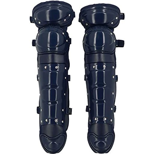 乐天商城 - ゼット(ZETT) 少年野球 硬式 キャッチャー用レガーツ ネイビー(2900) 日本製 BL21A