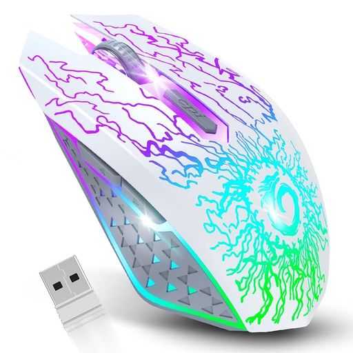 VERSIONTECH.磻쥹ޥ2.4GHZ̵ޥUSBż7RGB饤ȹ3DPIĴ6ܥ󥲡ޥPC...