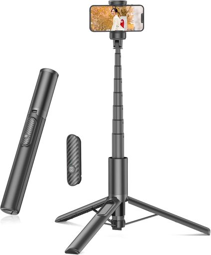 Gahenwo自撮り棒[170cm収納一体式]スマホ三脚スマホスタンドじどり棒長いセルカ棒ロング遠隔リモコン付き150cm以上コンパクト軽量安定三脚/一脚iPhone&Androidに対応