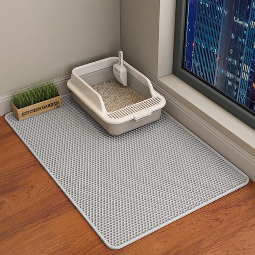 heatcozy猫用トイレマット猫砂取りマット60x45CM/75x55CM/90x60CM/116x66CM複数サイズ猫マット猫砂マッ..