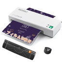 SEISSO ラミネーター 75∼125ΜM対応 A4まで対応 2-3分間ウォームアップ 3IN1多機能ラミネーター 一分間300MM 0.5MMま...