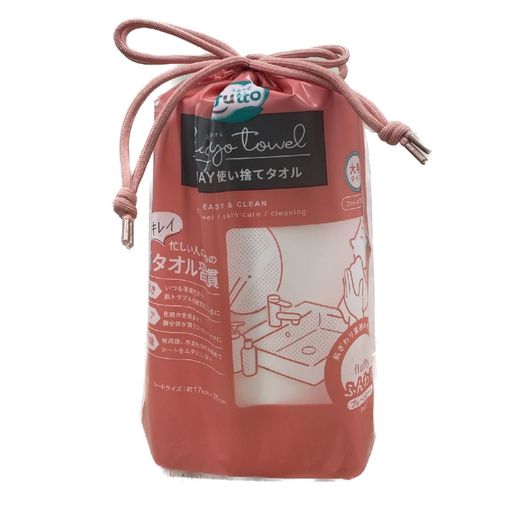 あなたの肌に合わせて、使い心地自在に。 洗顔後、手洗い・うがいの後、お風呂上りのあとのフェイスタオル代わりに、いつでも清潔にご使用いただけます。 コットン100%シートでデリケートなお肌もこすらず押さえるだけで水分を拭きとれます。やわらかな肌触りで敏感肌や肌悩みのある方に特におすすめです。 濡れても丈夫なシートで顔を拭いた後お掃除にもご使用いただけます。好きなサイズに変えられるミシン目付きロールタイプ。 水に強い巾着袋で洗面台での使用も安心。紐付でS字フックだけで簡単にかけてご使用いただけます。日本製晒綿を100%使用しており安心安全です。 【内容量】100枚