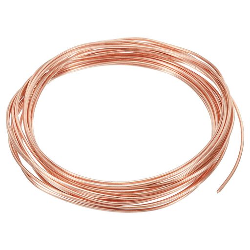 PATIKIL5Mソリッド裸銅線17ゲージ99.9%純銅線1.5mm柔らかいビーディングワイヤー金属製植物茎ネクタイジュエリークラフト用