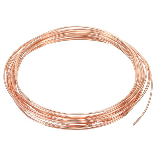 PATIKIL5Mソリッド裸銅線18ゲージ99.9%純銅線1.2mm柔らかいビーディングワイヤー金属製植物茎ネクタイ..