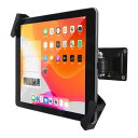 タブレットユニバーサル壁掛けホルダー 盗難防止セキュリティロックとキー付き 回転デザイン 任意調節 マルチアングル 8~10.1インチ用ブラケット IPAD AIR IPAD PRO GALAXY TAB その他用 シルバー (BLACK)(2)