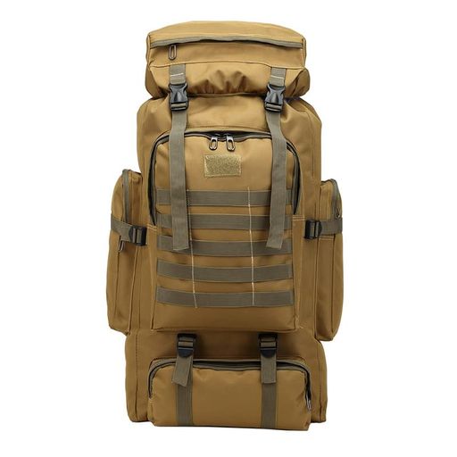 [Pugrwei]バッグアウトドア大容量キャンプ旅行用バッグバックパック迷彩広口開口仕様ミリタリーリュックサック多機能超軽量防災