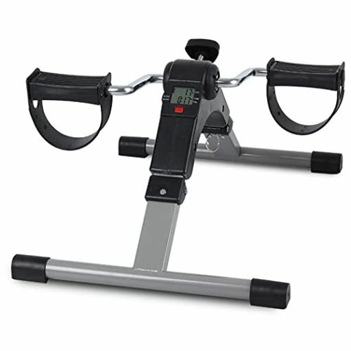 フィットネスバイク静音小型折りたたみ可能エアロバイクスピンバイクミニスピンバイク運動不足解消自宅用お年寄り敬老リハビリニバイク腕脚用トレーニングマシンプレゼント(ブラック)