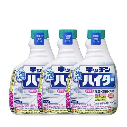 乐天商城 - 【花王】キッチン泡ハイター 付替用 400ml x3個セット
