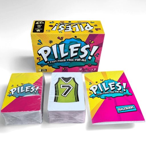 Other - PILES!カードゲーム日本語説明書付き瞬間判断全員同時プレイ2~8人10分簡単ルールパーティーゲーム家族ボードゲーム盛り上がるおもちゃプレゼント誕生日